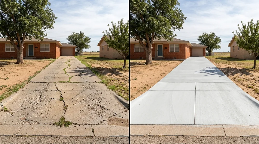 Result concrete in Lubbock - Lubbock Concrete Pros