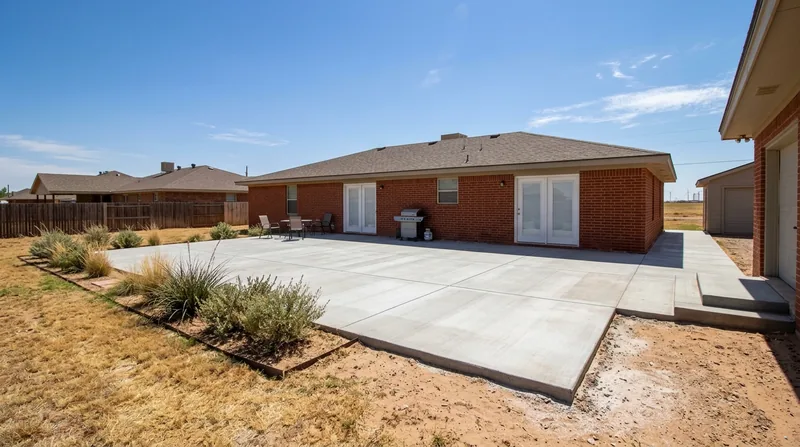 Concrete Patios Lubbock